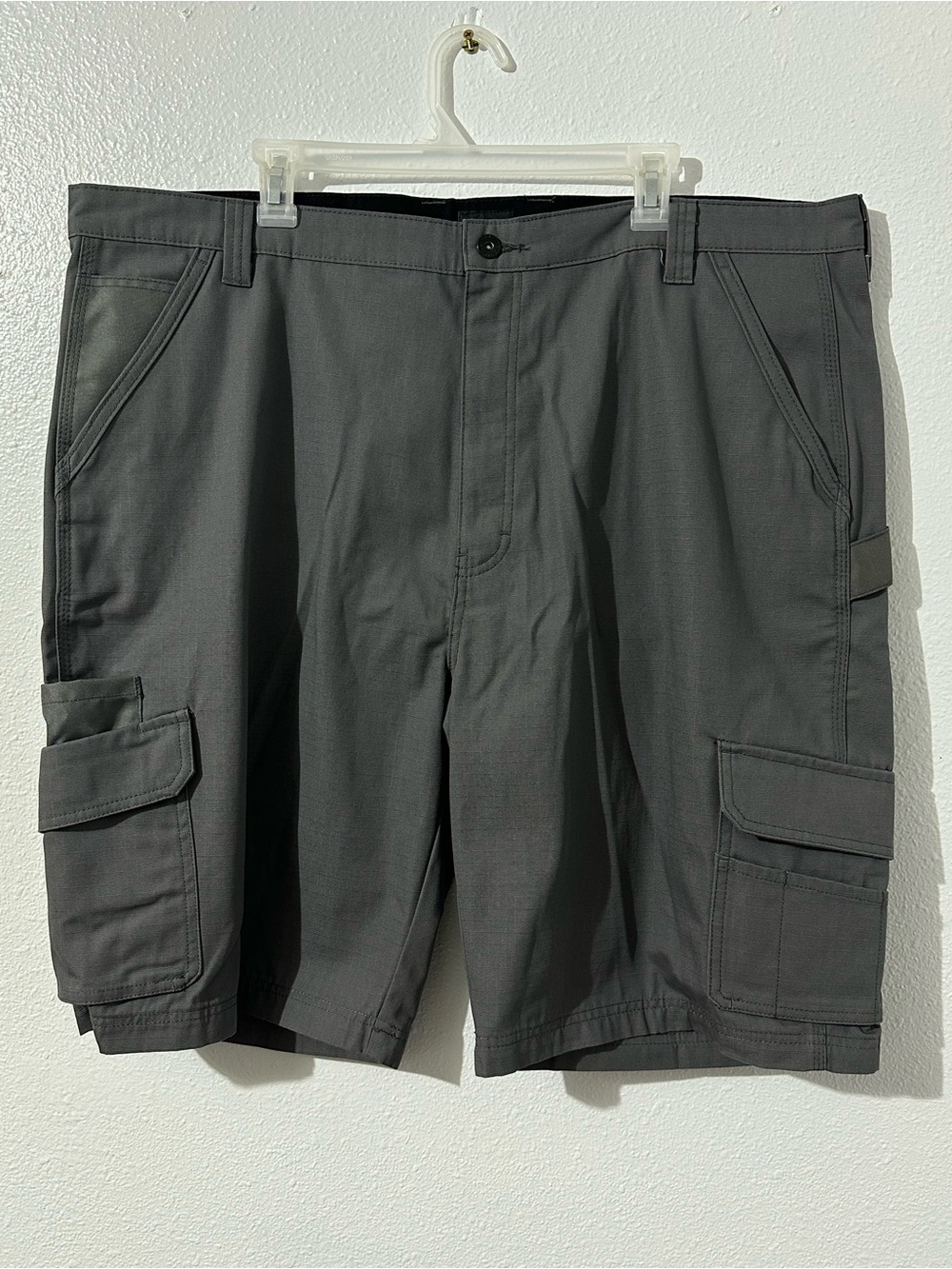 NWOT Dickies Mens 42 Gray Canvas Cargo Shorts 11” Inseam Utility Skater Work